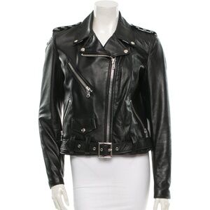 Schott x Edith Miller Perfecto Biker Leather Jacket Sz S